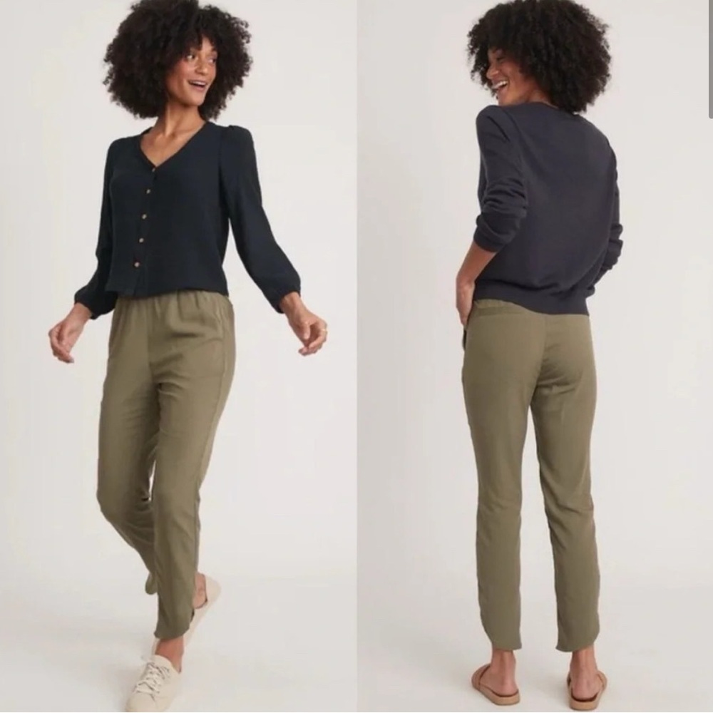 Marine Layer Olive Green Allison Pants XL